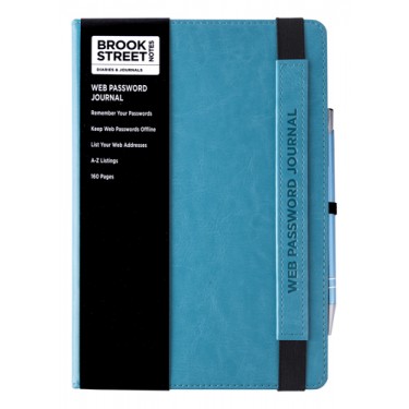 NEW RANGE! Web Password and Internet Address Notebook A5